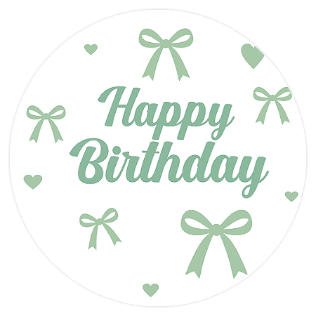 Capa Mini Painel Sublimado - Happy Birthday