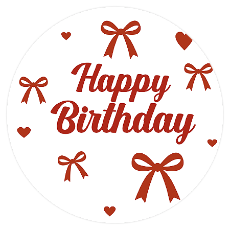 Capa Mini Painel Sublimado - Happy Birthday