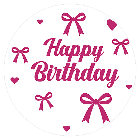 Capa Mini Painel Sublimado - Happy Birthday