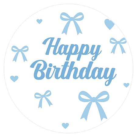 Capa Mini Painel Sublimado - Happy Birthday
