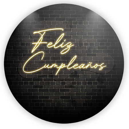 Capa Mini Painel Sublimado - Feliz Cumpleaños ES