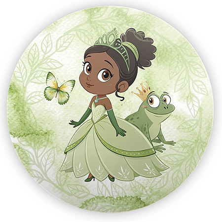 Capa Mini Painel Sublimado - Princesa Tiana