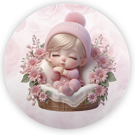 Capa Mini Painel Sublimado - Oh Baby