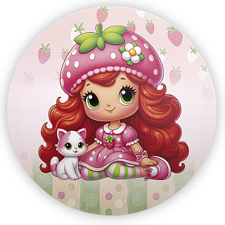 Capa Mini Painel Sublimado - Moranguinho