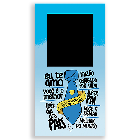 Painel Interativo Vazado Sublimado 3D - Dia dos Pais