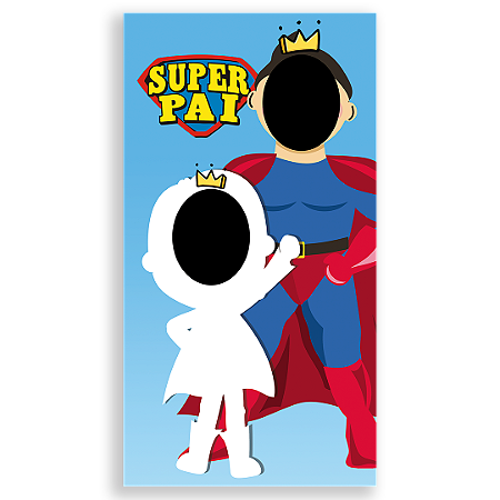 Painel Interativo Vazado Sublimado 3D - Dia dos Pais