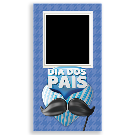 Painel Interativo Vazado Sublimado 3D - Dia dos Pais