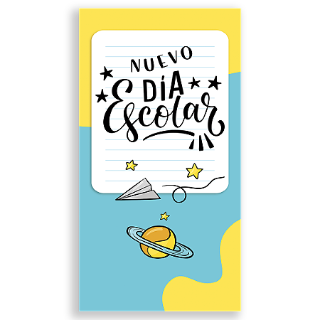 Capa Faixa Lateral Sublimado - Vuelta a Clases ES