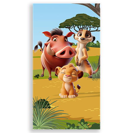 Capa Faixa Lateral Sublimado - O Rei Leão