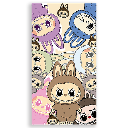 Capa Faixa Lateral Sublimado - Labubu