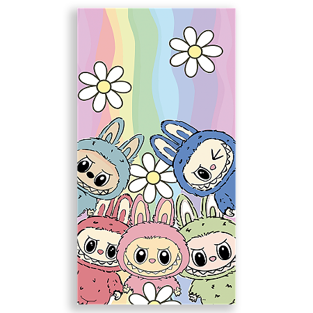 Capa Faixa Lateral Sublimado - Labubu