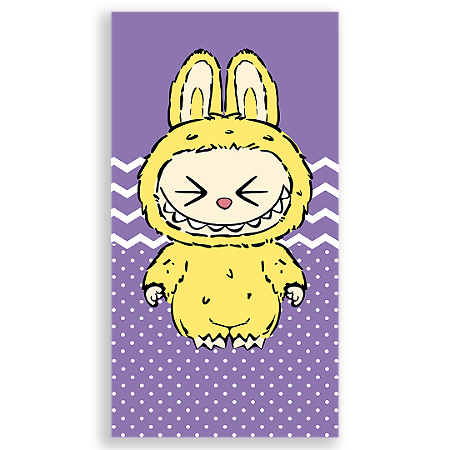 Capa Faixa Lateral Sublimado - Labubu