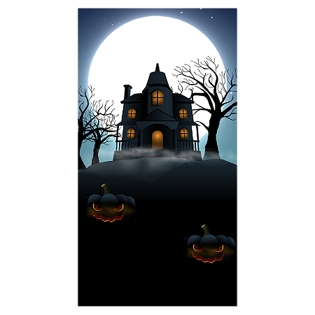 Capa Faixa Lateral Sublimado - Halloween