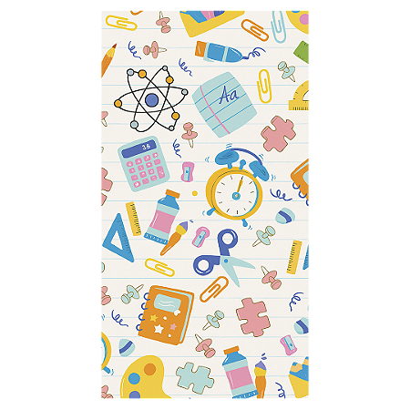 Capa Faixa Lateral Sublimado - De Vuelta a la Escuela