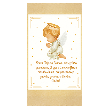 Capa Faixa Lateral Sublimado - Anjo Batizado