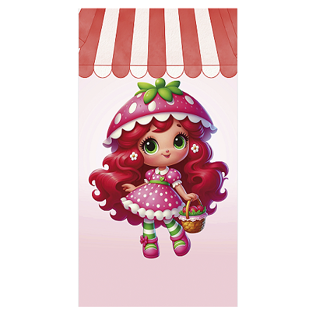 Capa Faixa Lateral Sublimado - Moranguinho