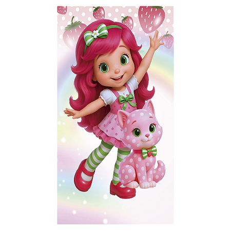 Capa Faixa Lateral Sublimado - Moranguinho