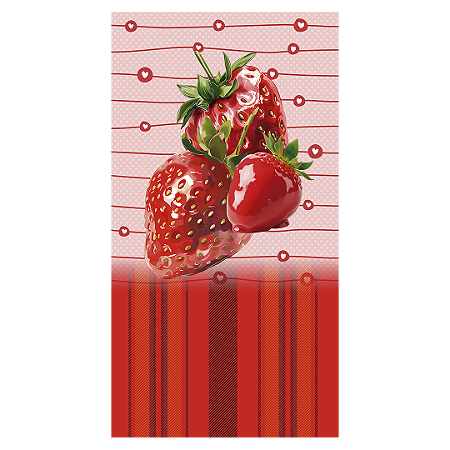 Capa Faixa Lateral Sublimado - Morango Do Amor