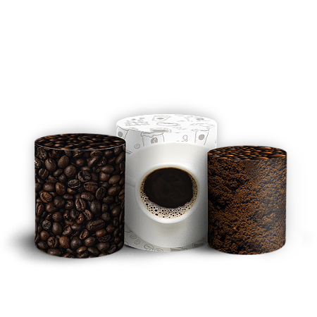 Capas Trio Cilindro Sublimado Vest Facil - Café