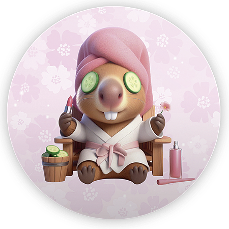 Capa Mini Painel Sublimado - Capivara