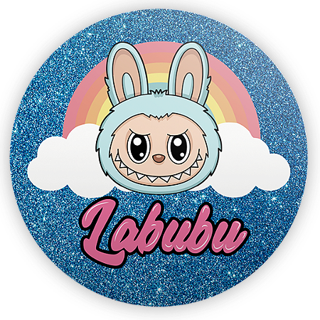 Capa Mini Painel Sublimado - Labubu