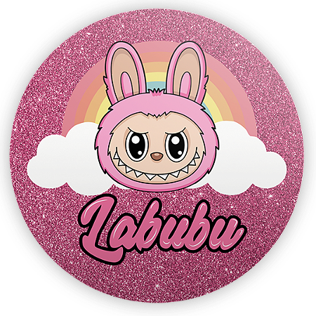 Capa Mini Painel Sublimado - Labubu