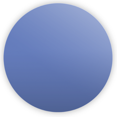 Capa Painel Redondo Sublimado - Cor Lisa Azul 47h 26v