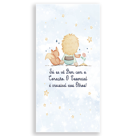 Capa Faixa Lateral Sublimado - Pequeno Principe -Vivi Mide