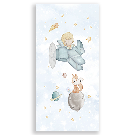 Capa Faixa Lateral Sublimado - Pequeno Principe -Vivi Mide