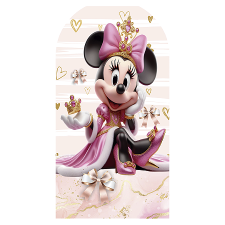 Capa Faixa Lateral Sublimado - Minnie