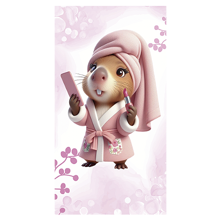 Capa Faixa Lateral Sublimado - Capivara