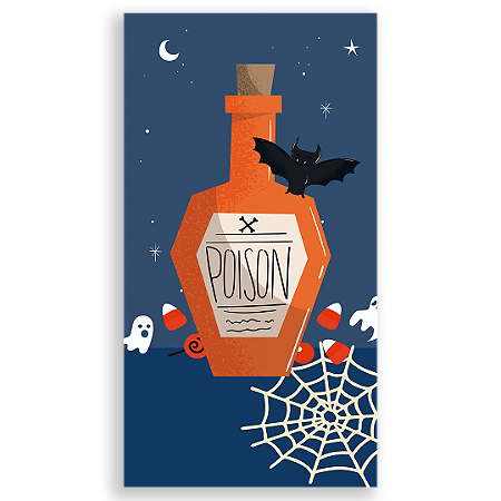 Capa Faixa Lateral Sublimado - Dia das Bruxas Halloween