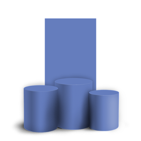 Capas Faixa Lateral e Trio Cilindro Sublimado Vest Facil - Cor Lisa Azul 47h 26v