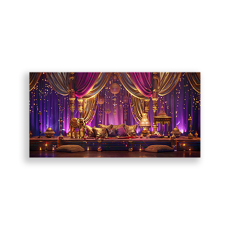 Capa Painel Retangular Sublimado - Aladdin Jasmine