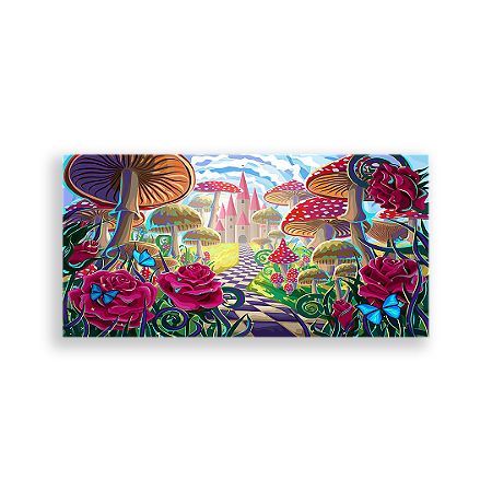 Capa Painel Retangular Sublimado - Alice