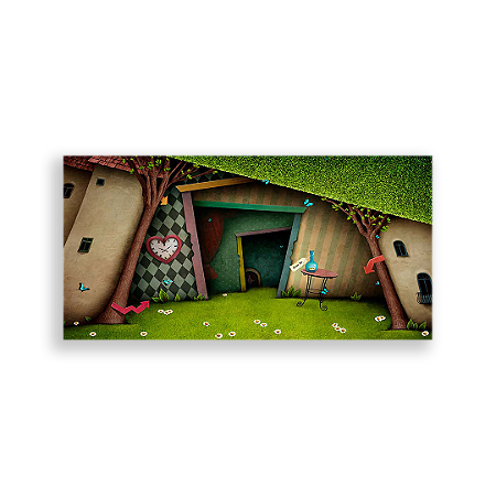 Capa Painel Retangular Sublimado - Alice