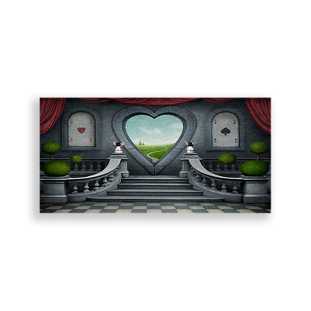 Capa Painel Retangular Sublimado - Alice