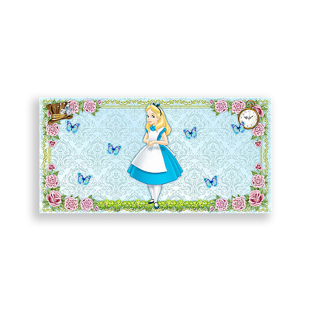 Capa Painel Retangular Sublimado - Alice