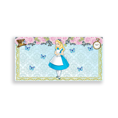 Capa Painel Retangular Sublimado - Alice