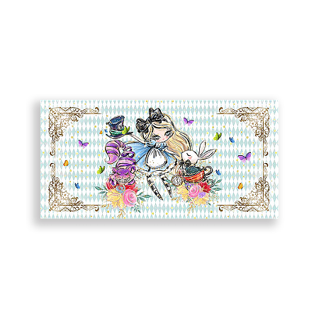 Capa Painel Retangular Sublimado - Alice