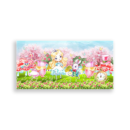 Capa Painel Retangular Sublimado - Alice