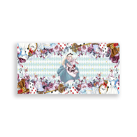 Capa Painel Retangular Sublimado - Alice