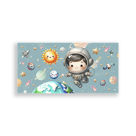 Capa Painel Retangular Sublimado - Astronauta