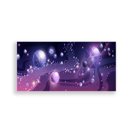 Capa Painel Retangular Sublimado - Astronauta