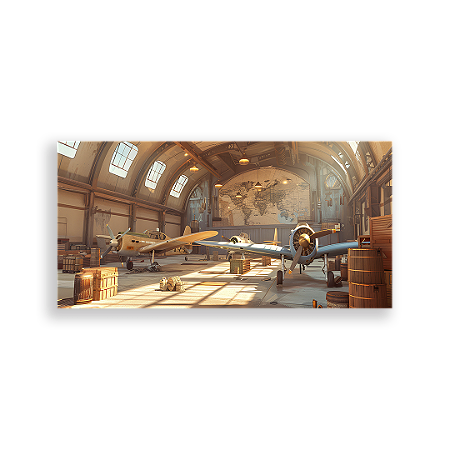 Capa Painel Retangular Sublimado - Aviador