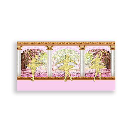 Capa Painel Retangular Sublimado - Bailarinas