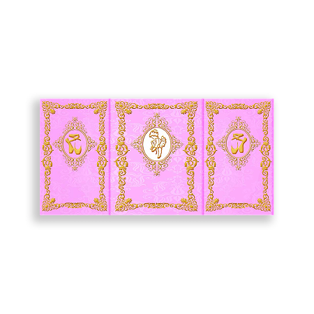Capa Painel Retangular Sublimado - Bailarinas