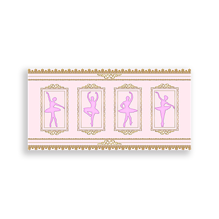 Capa Painel Retangular Sublimado - Bailarinas