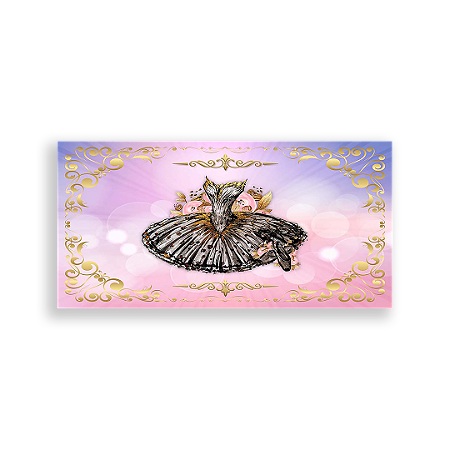 Capa Painel Retangular Sublimado - Bailarinas