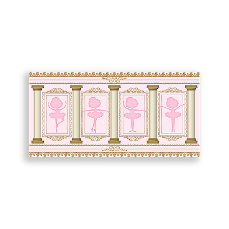 Capa Painel Retangular Sublimado - Bailarinas